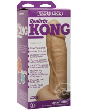 Doc Johnson VAC U LOCK KONG THE REALISTIC 9.5"
