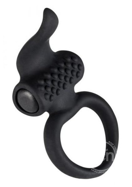 Adrien Lastic LINGUS SILICONE VIBRATING COCK RING BLACK