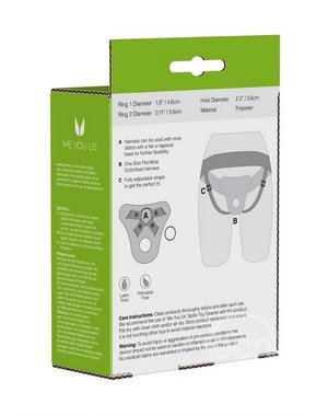 ME YOU US ME YOU US ADJUSTABLE HARNESS BLACK