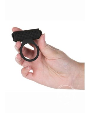 BMS Factory POWER BULLET COSMIC RING SILICONE RECHARGEABLE BLACK