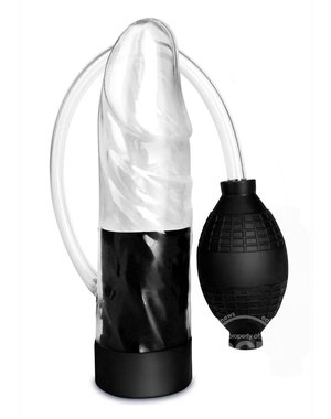 Electric Novelties CB GEAR NATURAL ENLARGER EASY PUMP WITH QUICK RELEASE BLACK