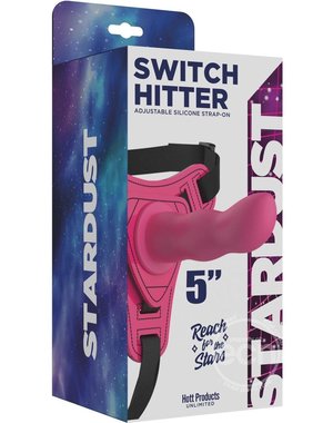 Hott Products STARDUST SWITCH HITTER ADJUSTABLE SILICONE STRAP ON PINK