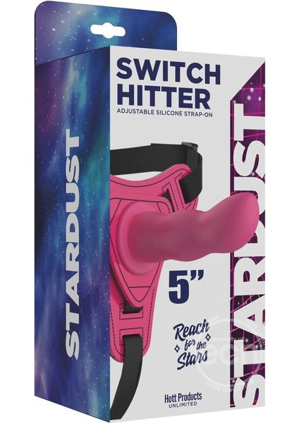 Hott Products STARDUST SWITCH HITTER ADJUSTABLE SILICONE STRAP ON PINK