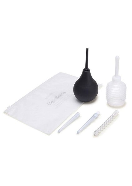 Xgen Products CLEANSCENE ANAL DOUCHE SET WITH FLEXIBLE TIP HEAD 7 PIECE