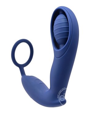 ZERO TOLERANCE ZERO TOLERANCE EXTRA MILE RECHAREABLE SILICONE C-RING DOUBLE MOTOR VIBE WITH REMOTE