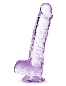 NATURALLY YOURS NATURALLY YOURS CRYSTALLINE DILDO 6" AMETHYST