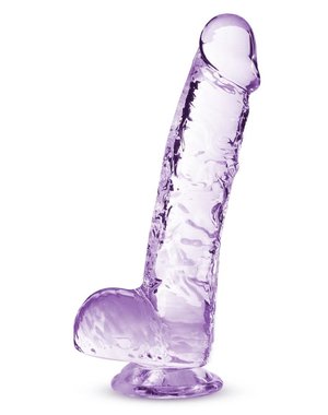 NATURALLY YOURS NATURALLY YOURS CRYSTALLINE DILDO 6" AMETHYST