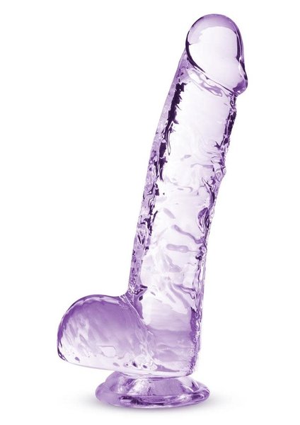 NATURALLY YOURS NATURALLY YOURS CRYSTALLINE DILDO 6" AMETHYST