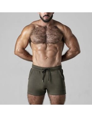 LOCKER GEAR LOCKER GEAR SIDE STRIPE MINI SHORT KHAKI