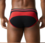 NASTY PIG NASTY PIG ACTIVE U-FRONT BRIEF RED