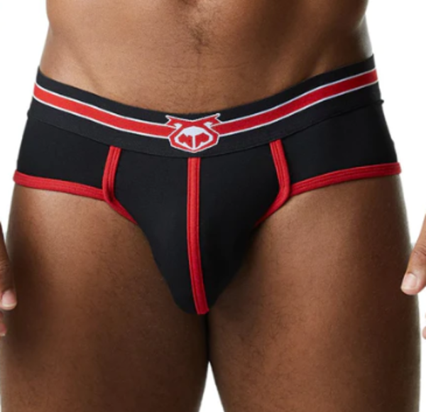 NASTY PIG NASTY PIG ACTIVE U-FRONT BRIEF RED