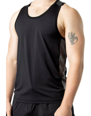 NASTY PIG NASTY PIG DRILL TANK TOP BLACK/GREY