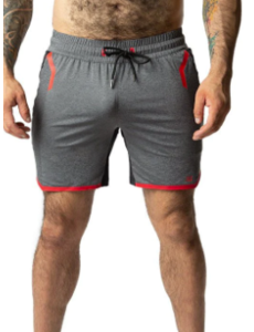 NASTY PIG NASTY PIG HIGH IMPACT RUGBY SHORT GREY/BLACK