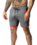 NASTY PIG NASTY PIG HIGH IMPACT RUGBY SHORT GREY/BLACK