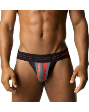  NASTY PIG IMPACT JOCK STRAP BLACK/GREY