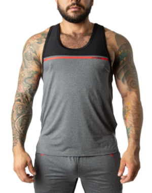 NASTY PIG NASTY PIG IMPACT TANK TOP BLACK/GREY