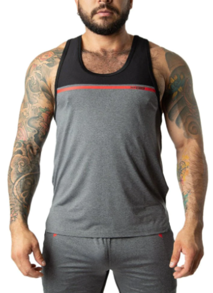 NASTY PIG NASTY PIG IMPACT TANK TOP BLACK/GREY