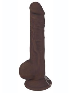 FLESHSTIXXX FLESHSTIXXX DUAL DENSE W/BALLS 9" CHOCOLATE