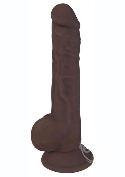 FLESHSTIXXX FLESHSTIXXX DUAL DENSE W/BALLS 9" CHOCOLATE