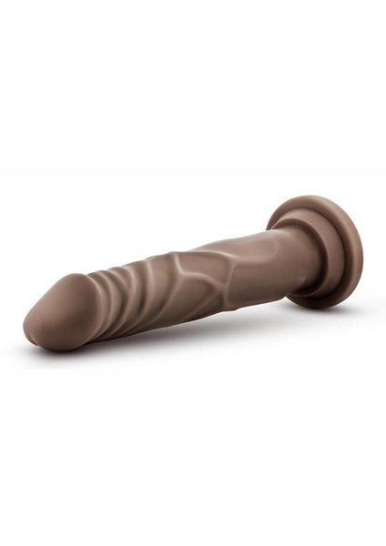 DR SKIN DR SKIN DR CARTER SILICONE WITH SUCTION CUP 7" CHOCOLATE