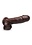 Loverboy LOVERBOY THE MOVIE STAR DILDO 8" CHOCOLATE