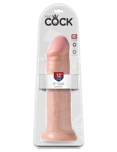 PIPEDREAM PRODUCTS KING COCK REALISTIC DILDO 12 inch FLESH