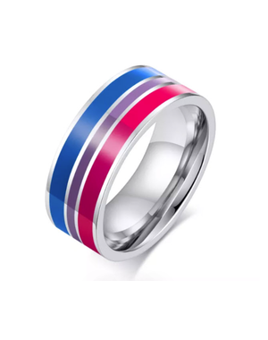 FLYING MONKEE BISEXUAL PRIDE RING