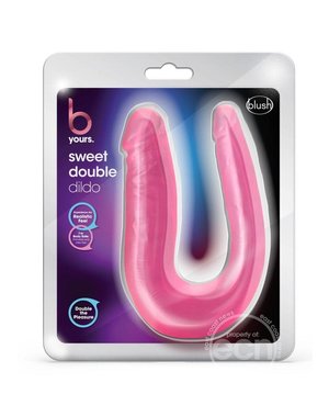 BLUSH NOVELTIES B YOURS SWEET DOUBLE DILDO PINK