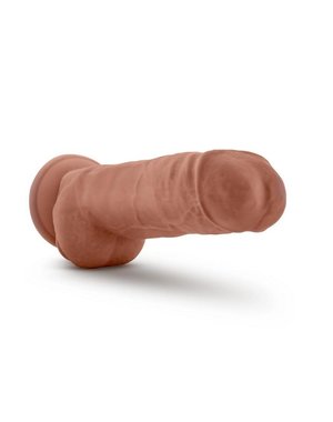Au Naturel AU NATUREL BIG BOY DILDO WITH BALLS 10" CARAMEL