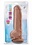 Au Naturel AU NATUREL BIG BOY DILDO WITH BALLS 10" CARAMEL