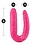 BIG AS FUK BIG AS FUK DOUBLE HEADED DILDO WITH SUCTION CUP 18" PINK