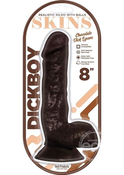 Hott Products DICKBOY SKINS LOVERS 8"