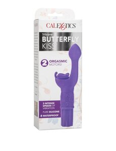 CalExotics BUTTERFLY KISS SILICONE VIBRATOR PURPLE