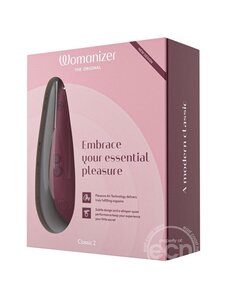 WOMANIZER WOMANIZER CLASSIC 2 SILICONE RECHARGEABLE BORDEAUX