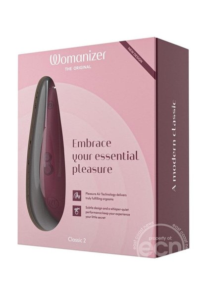 WOMANIZER WOMANIZER CLASSIC 2 SILICONE RECHARGEABLE BORDEAUX