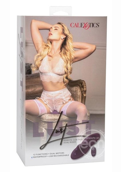 CalExotics LUST REMOTE CONTROL DUAL RIDER  PURPLE
