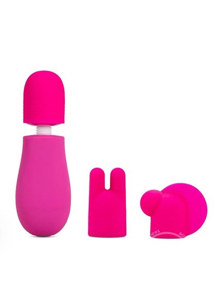 BLUSH NOVELTIES ROSE PETITE MASSAGE WAND KIT