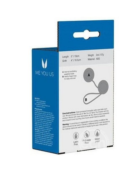 MYU ME YOU US TOUCH KEGEL LOVE BALLS SILVER