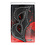 53X SEXCAPADES BLACK PARTY MASK WITH RIVETS
