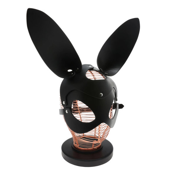 53X UNTAMED BLACK ADJUSTABLE RABBIT MASK