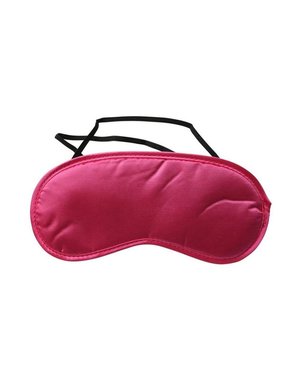 SPORTSHEETS SEX & MISCHIEF SATIN BLINDFOLD HOT PINK