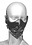 XR Brands MASTER SERIES LEKTOR ZIPPER MOUTH MUZZLE
