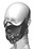XR Brands MASTER SERIES LEKTOR ZIPPER MOUTH MUZZLE