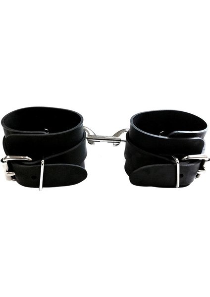 ROGUE ROUGE RUBBER WRIST CUFFS BLACK