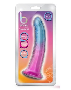 B YOURS B YOURS BEAUTIFUL SKY DILDO 7" SUNSET
