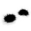 53X EROGENOUS ZONE BLACK FEATHER PASTIES