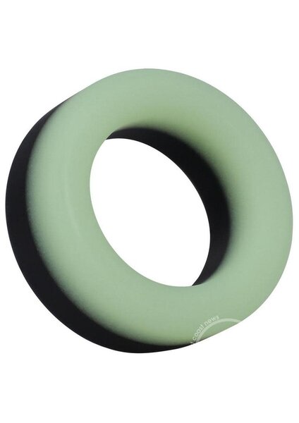 Doc Johnson ROCK SOLID THE BIG O GLOW SILICONE COCK RING