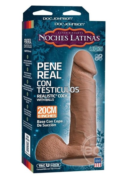 Doc Johnson NOCHES LATINAS UR3 PENE REAL 8"