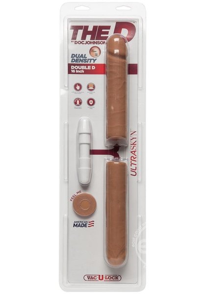 Doc Johnson THE D DOUBLE D ULTRASKIN REALISTIC 16"