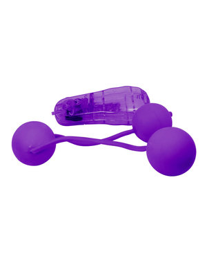 NASSTOYS REAL SKIN VIBRATING BEN-WA KEGAL BALLS PURPLE